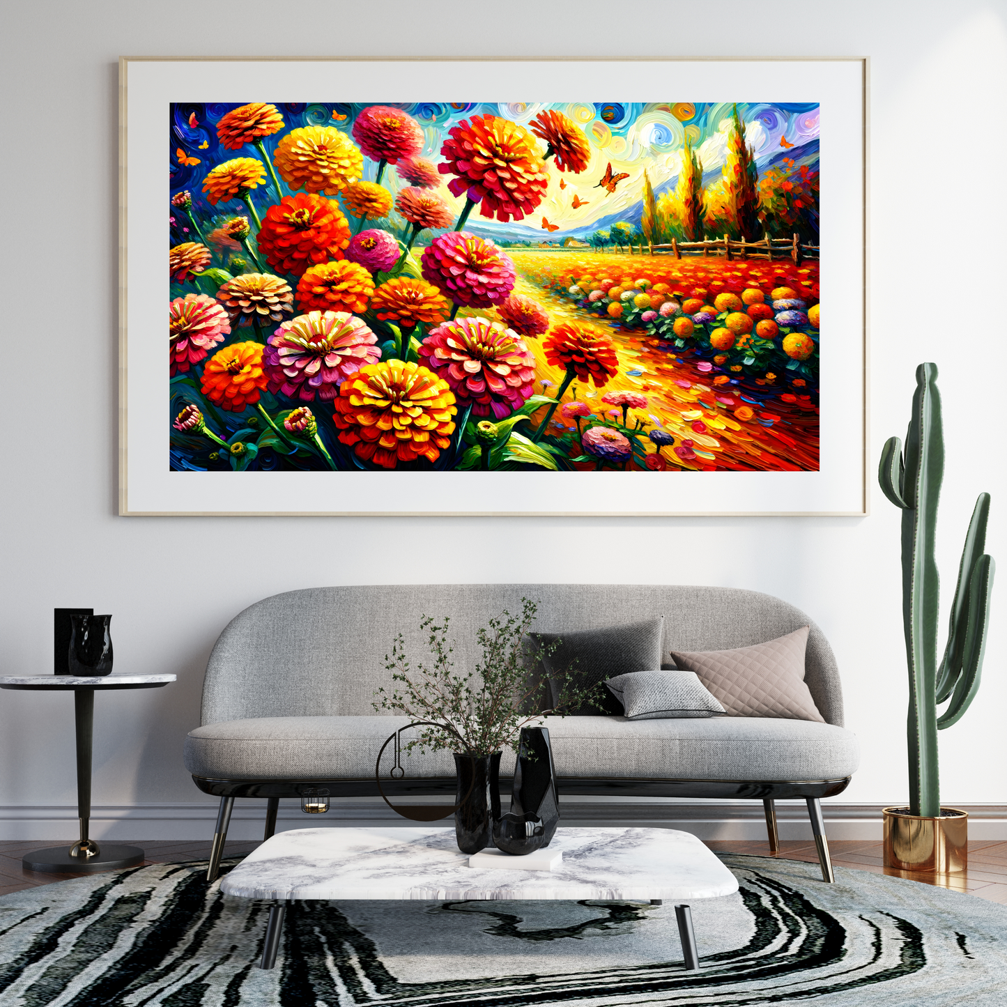 Zinnias