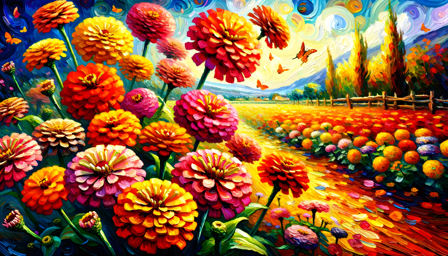 Zinnias