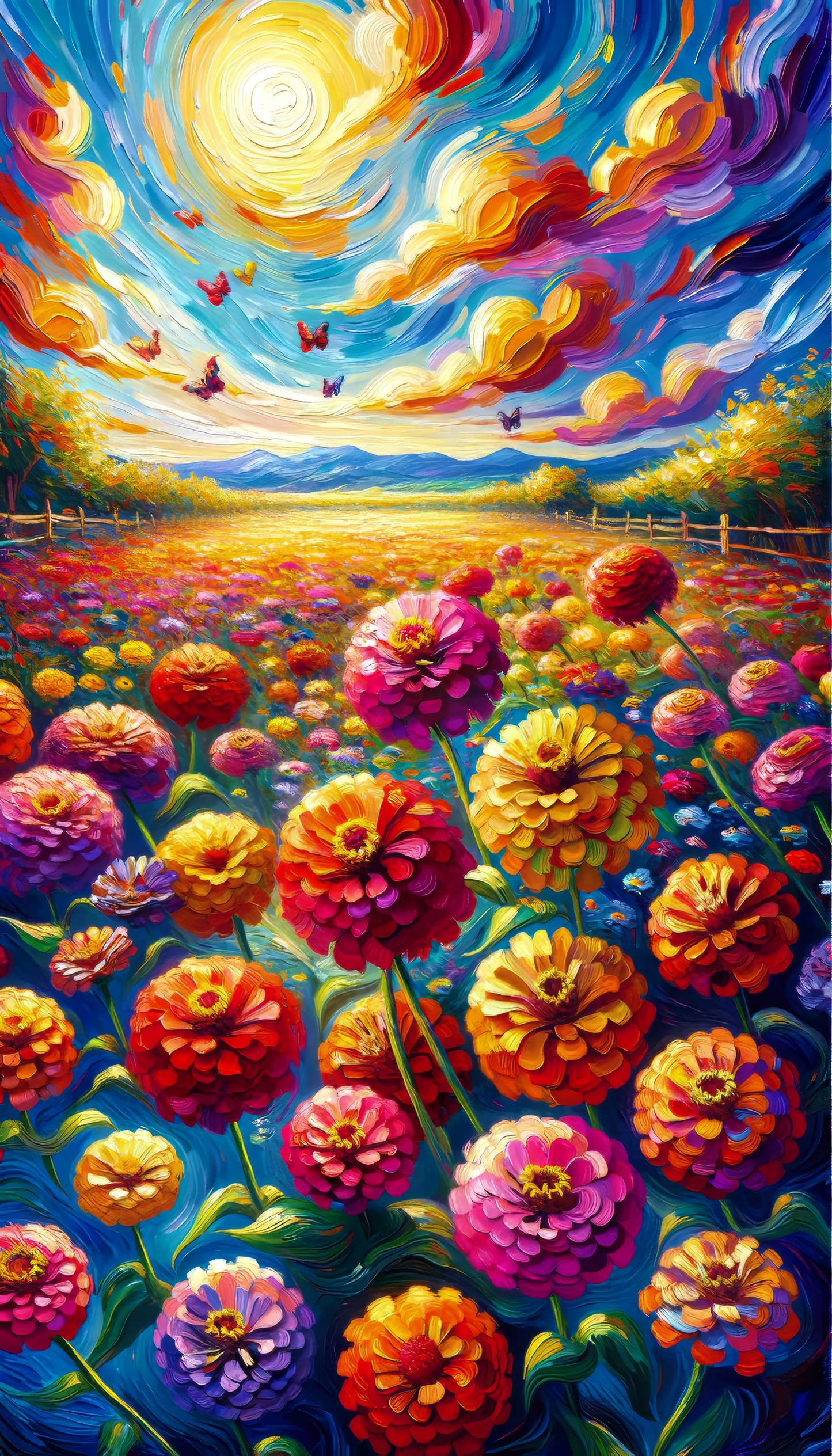 Zinnias